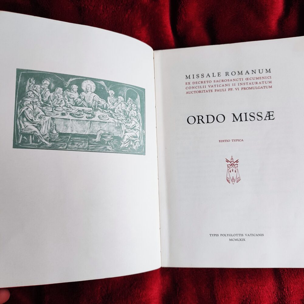 Ordo Missae. Editio typica [1969]