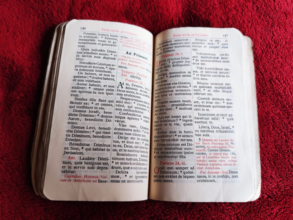Psalterium Breviarii Romani cum ordinario Divinii Officii jussu SS. D. N. Pii PP. X novo ordine per hebdomadam dispositum et editum [1912] - obrazek 3
