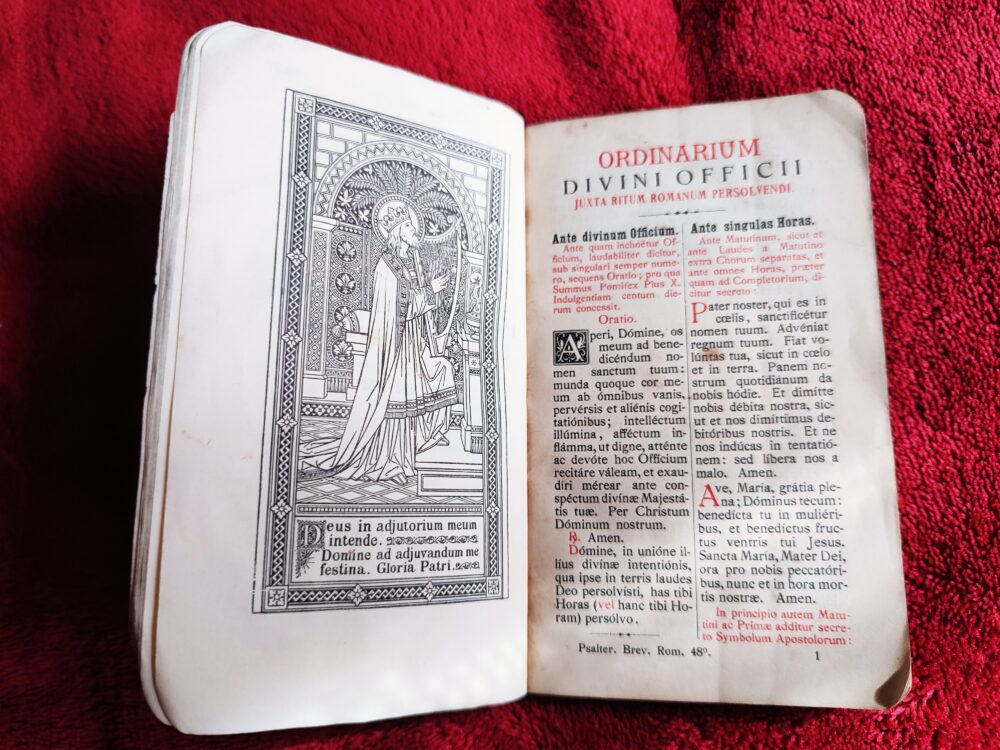 Psalterium Breviarii Romani cum ordinario Divinii Officii jussu SS. D. N. Pii PP. X novo ordine per hebdomadam dispositum et editum [1912] - obrazek 2