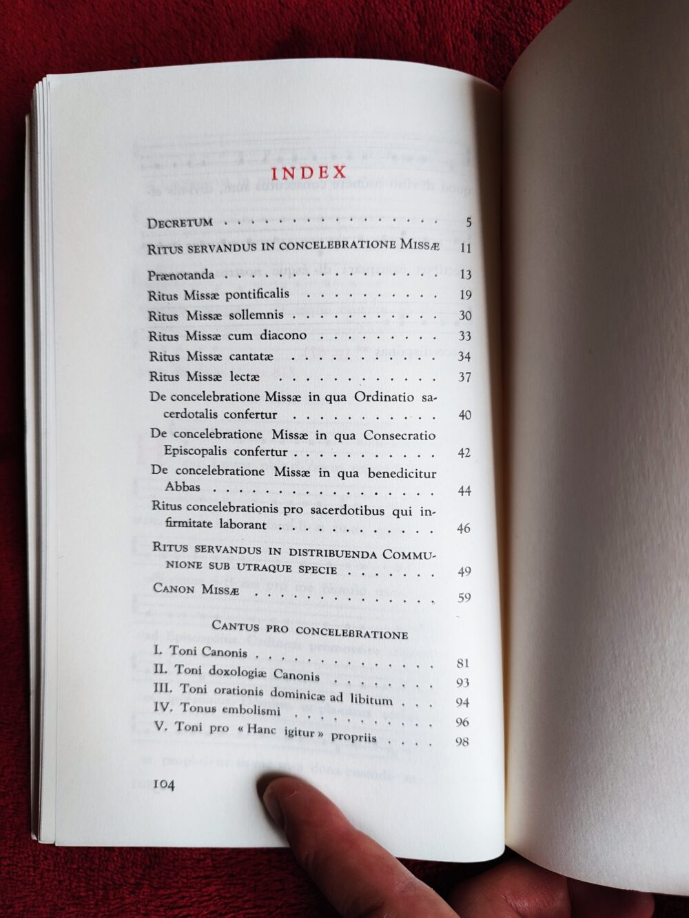 Ritus servandus in concelebratione Missae et Ritus Communionis sub utraque specie [1965] - obrazek 2