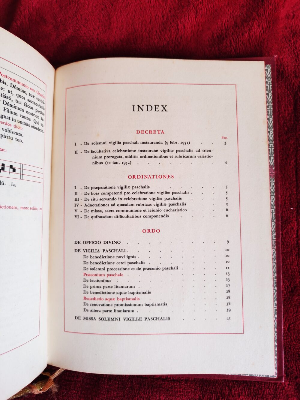 Ordo Sabbati Sancti quando Vigilia Paschalis instaurata peragitur [1952] - obrazek 3