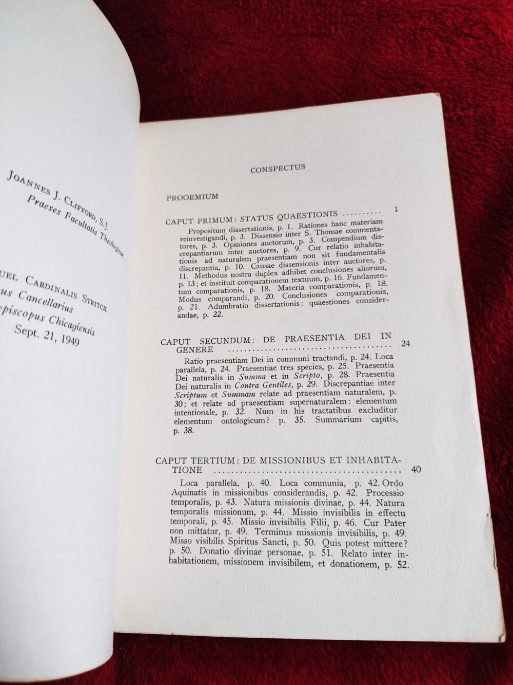 Thomas J. Fitzgerald, "De inhabitatione Spiritus Sancti doctrina s. Thomae Aquinatis" [1949] - obrazek 2