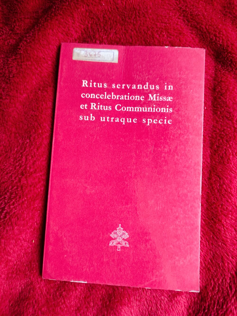 Ritus servandus in concelebratione Missae et Ritus Communionis sub utraque specie [1965] (2)
