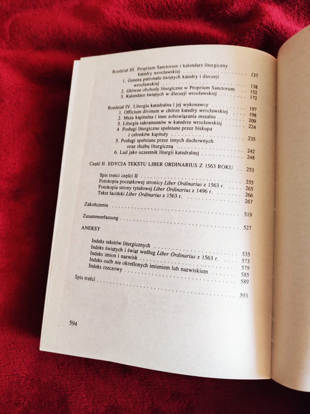 Helmut Jan Sobeczko, "Liturgia katedry wrocławskiej według przedtrydenckiego Liber Ordinarius z 1563 roku" [1993] - obrazek 3
