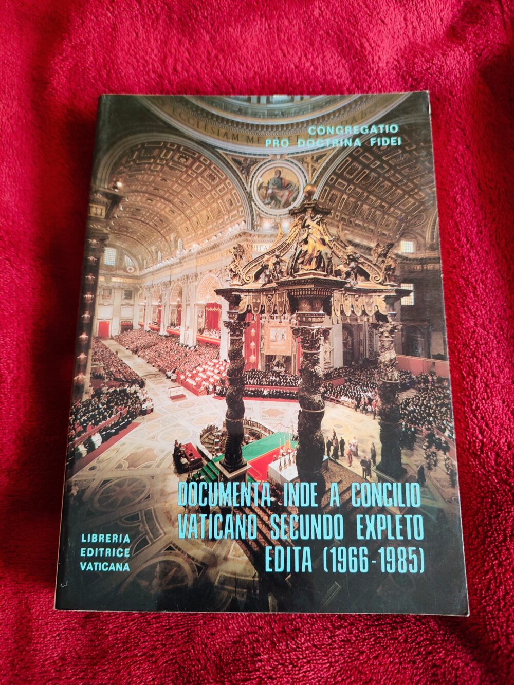 Congregatio pro Doctrina Fidei, "Documenta inde a Concilio Vaticano secundo Expleto edita 1966-1985" [1985]