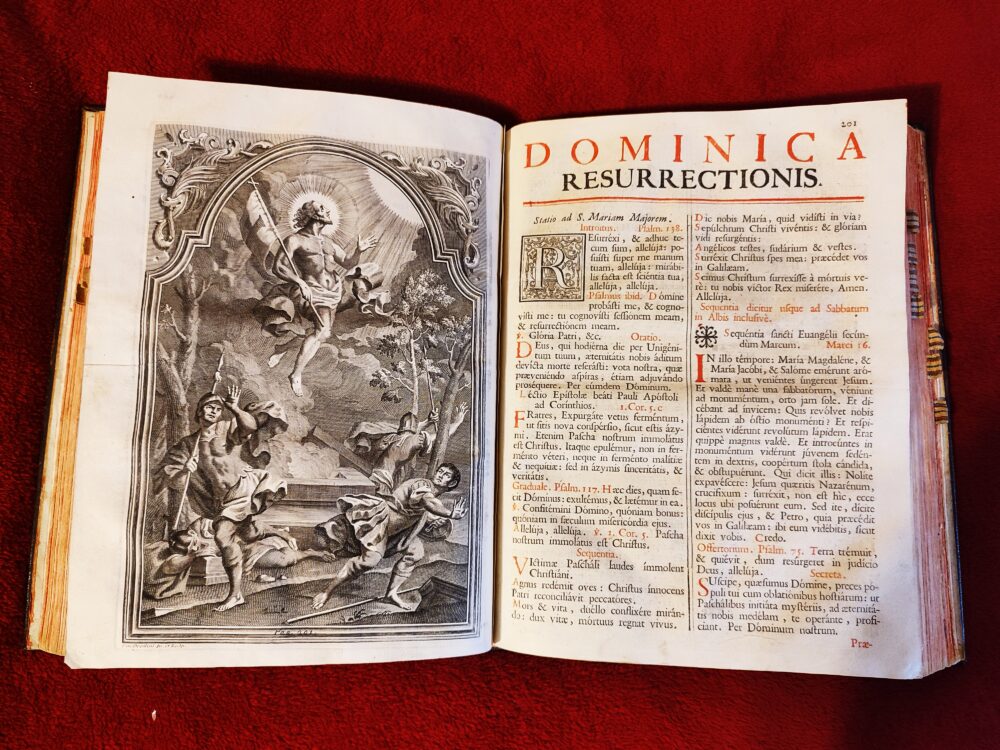 Missale Romanum ex decreto Sacrosancti Concilii Tridentini restitutum (...) [1760] [STARODRUK] - obrazek 2