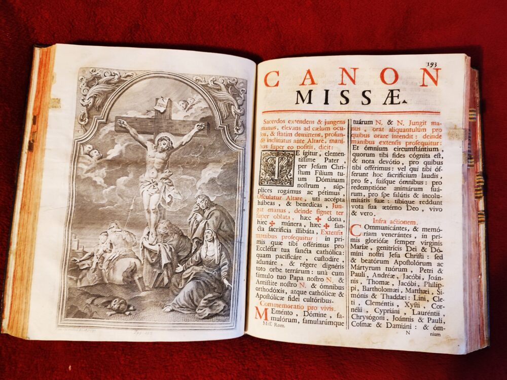 Missale Romanum ex decreto Sacrosancti Concilii Tridentini restitutum (...) [1760] [STARODRUK] - obrazek 3