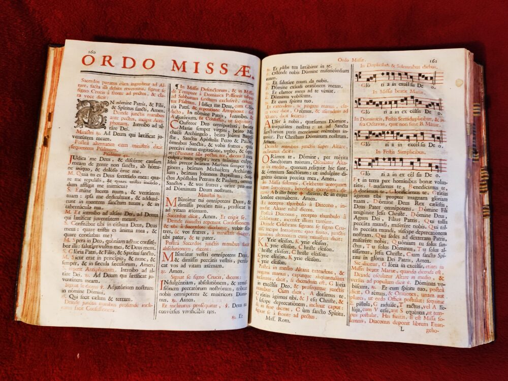 Missale Romanum ex decreto Sacrosancti Concilii Tridentini restitutum (...) [1760] [STARODRUK] - obrazek 4