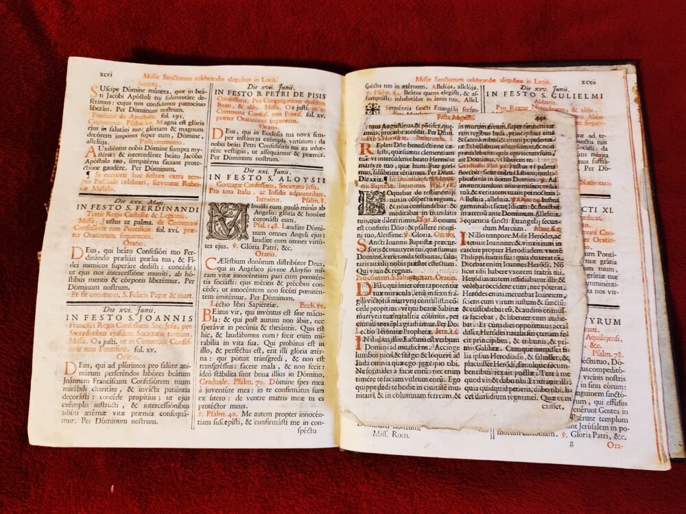Missale Romanum ex decreto Sacrosancti Concilii Tridentini restitutum (...) [1760] [STARODRUK] - obrazek 5