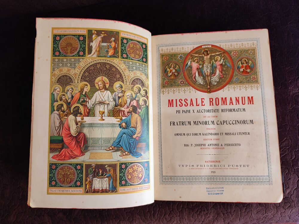 Missale Romanum Capuccinorum [1923]