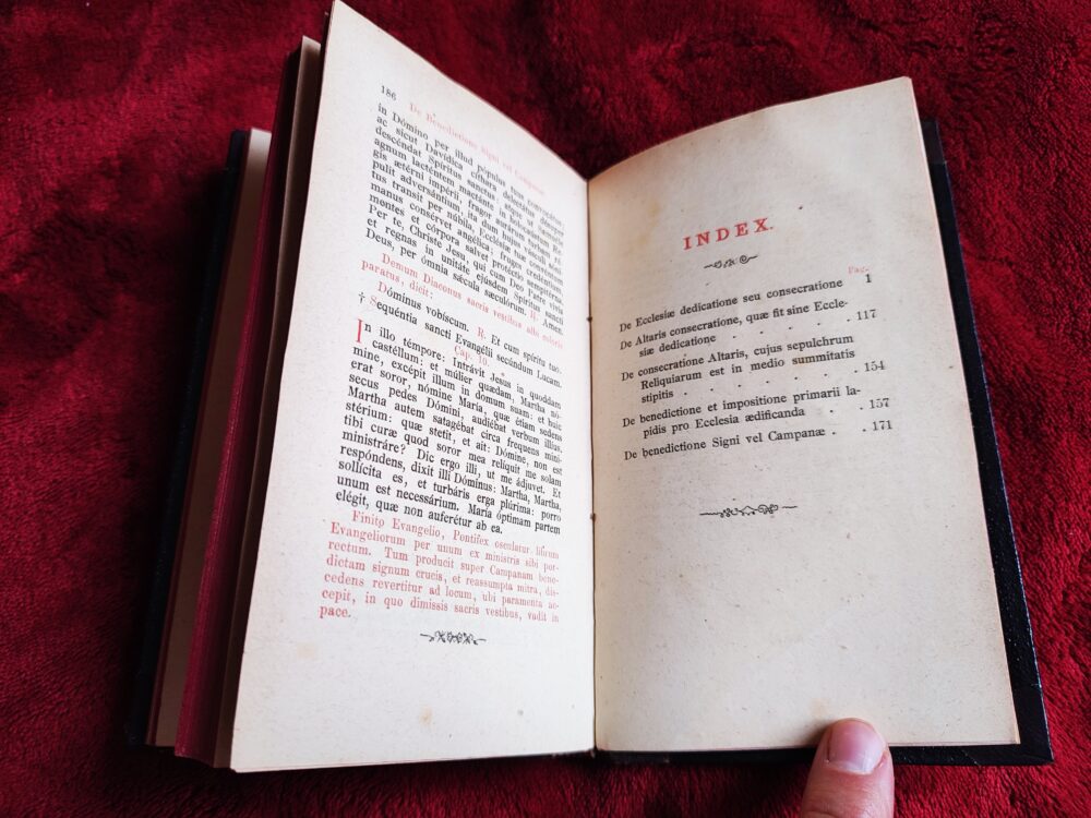 Ritus consecrationis ecclesiae et altarium, benedictionis et impositionis primarii lapidis pro eclesia aedificanda et benedictionis signi vel campanae juxta Pontificale Romanum [1876] - obrazek 2