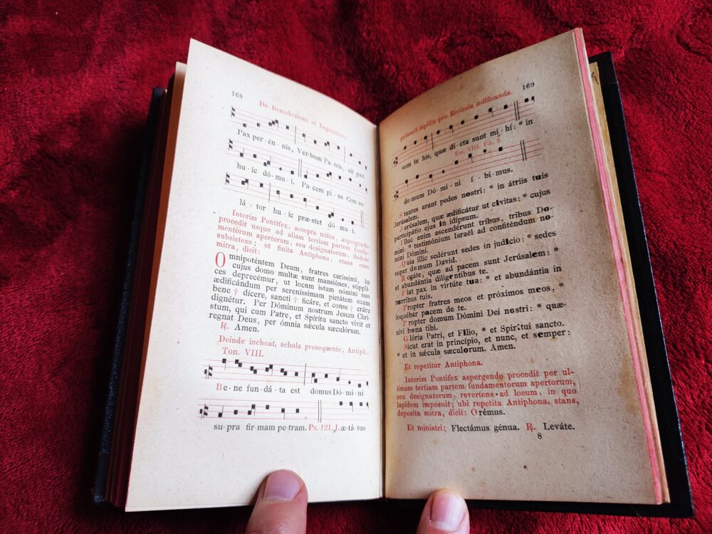 Ritus consecrationis ecclesiae et altarium, benedictionis et impositionis primarii lapidis pro eclesia aedificanda et benedictionis signi vel campanae juxta Pontificale Romanum [1876] - obrazek 4