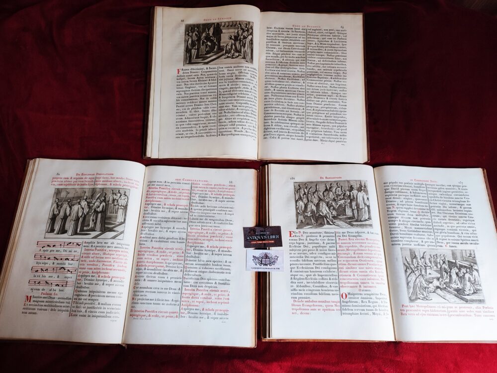 Pontificale Romanum (3 t.) (oprawa z herbem papieskim bł. Piusa IX) [1818] - obrazek 3