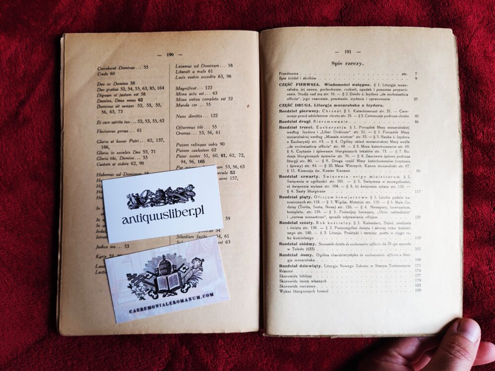 X. Dr. Michał Kordel, "Liturgja mozarabska (hiszpańsko-wizygocka) w dziele 'De Ecclesiasticis Officiis' św. Izydora ze Sewilli. Studium historyczno-liturgiczne" [1935] - obrazek 3