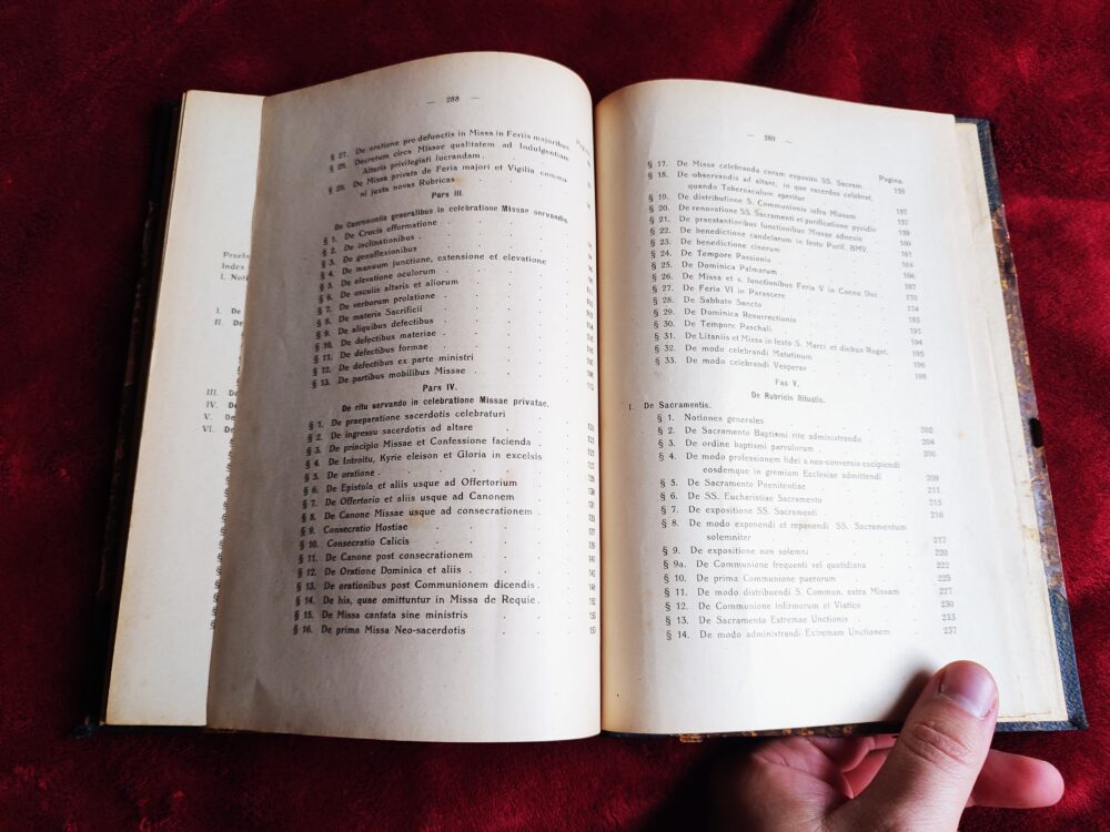 Antonius Kasprzycki, "Manuale Liturgicum in usum alumnorum et Sacerdotum" [1917] - obrazek 4