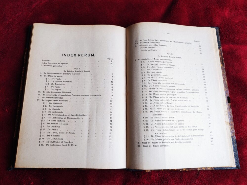 Antonius Kasprzycki, "Manuale Liturgicum in usum alumnorum et Sacerdotum" [1917] - obrazek 3