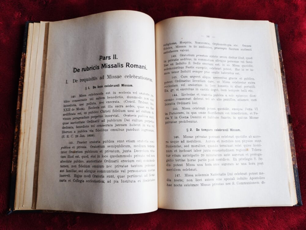 Antonius Kasprzycki, "Manuale Liturgicum in usum alumnorum et Sacerdotum" [1917] - obrazek 2