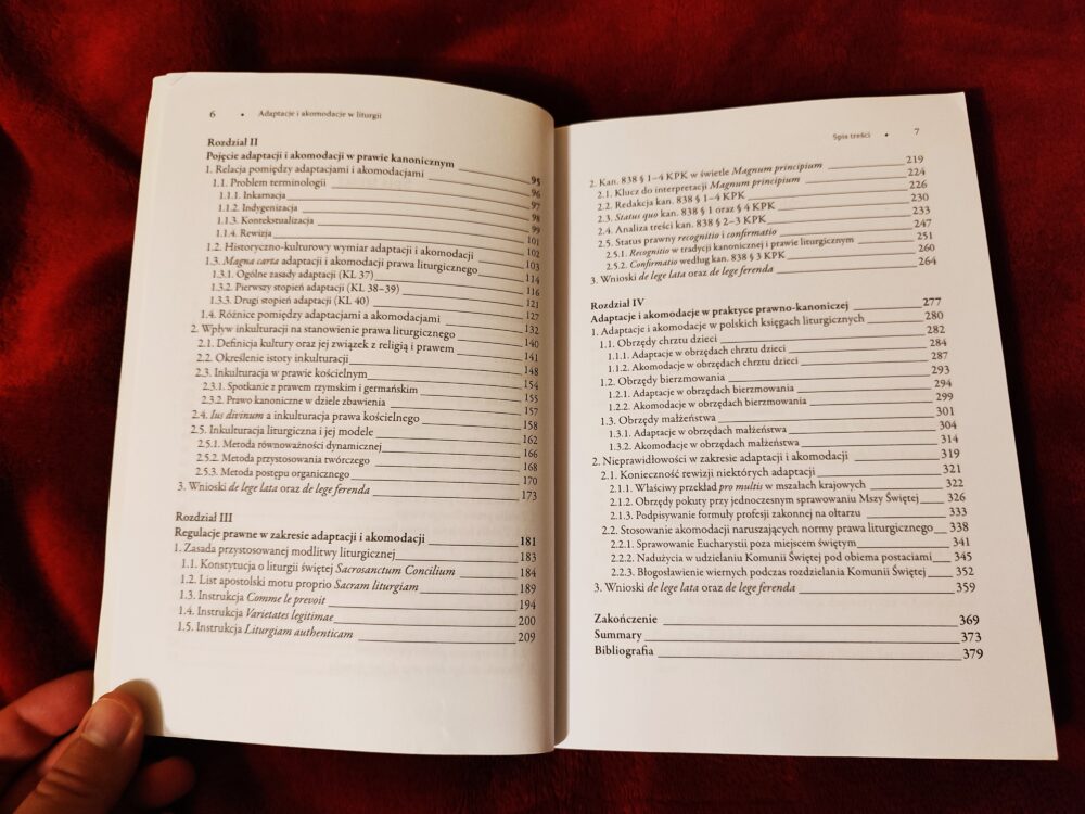 Ks. Marcin Kołodziej, "Adaptacje i akomodacje w liturgii. Komentarz do kan. 838 Kodeksu Prawa Kanonicznego" [2023] - obrazek 3