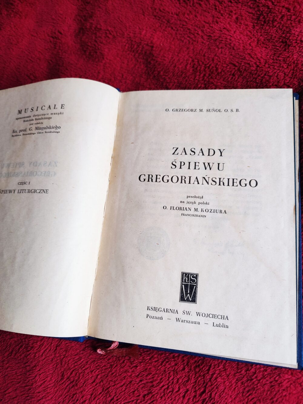 O. Grzegorz M. Sunol OSB, "Zasady śpiewu gregoriańskiego" [1957]