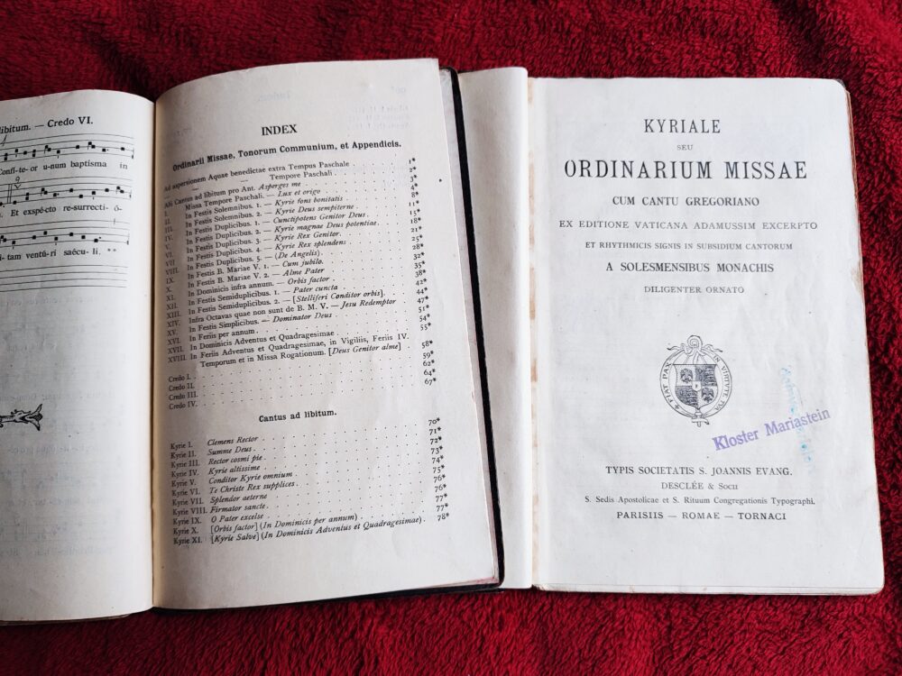 Kyriale seu Ordinarium Missae cum cantu gregoriano ex editione Vaticana (...) [1922]