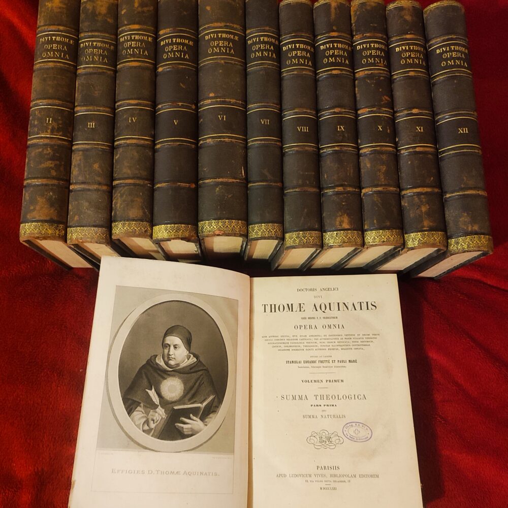 Doctori Angelici Divi Thomae Aquinatis Sacri Ordinis F. F. Praedicatorum Opera Omnia (12 t.) [1871-1874]