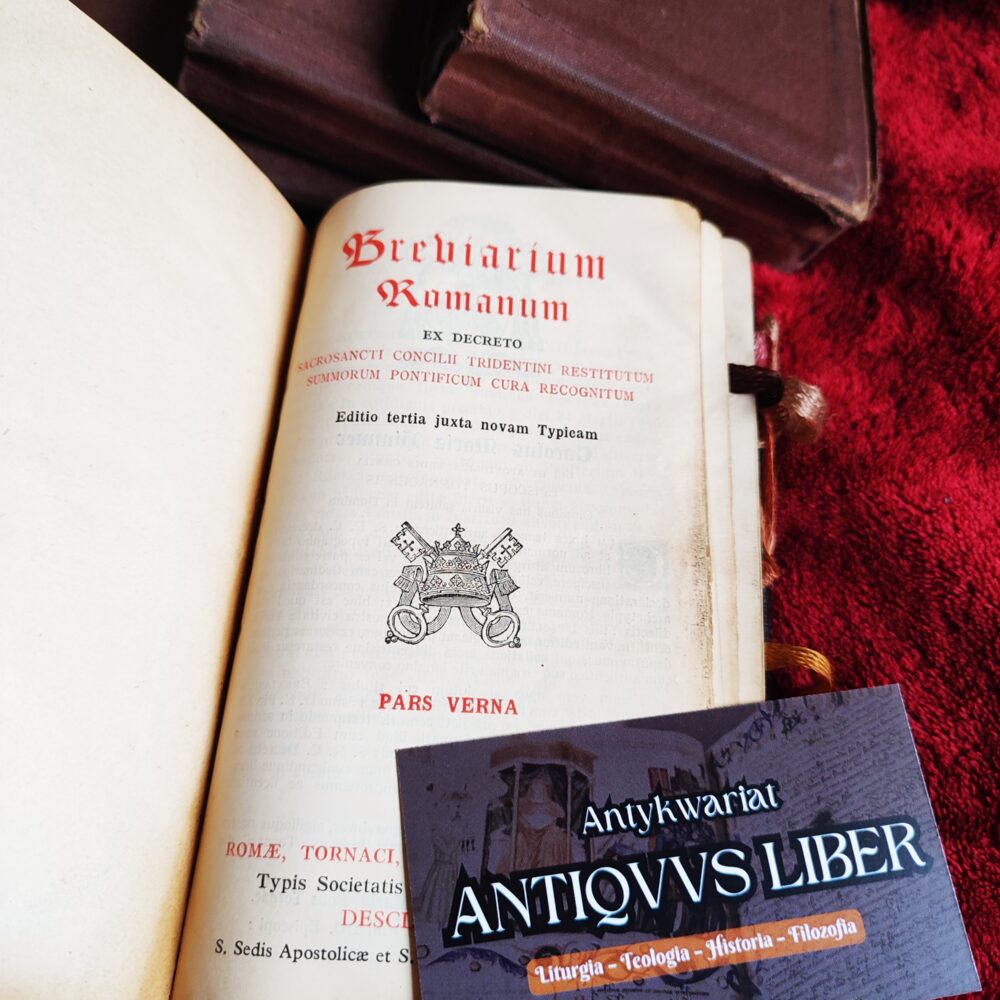 Breviarium Romanum ex Decreto Ss. Concilii Tridentini (...) (4 tomy) [1945]