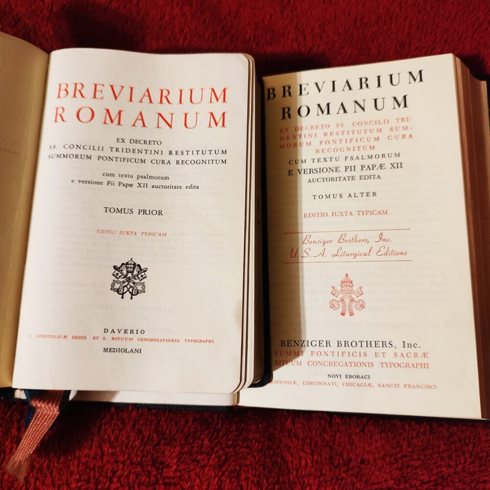 Breviarium Romanum ex Decreto Ss. Concilii Tridentini (...) (2 tomy) [1961] (3)