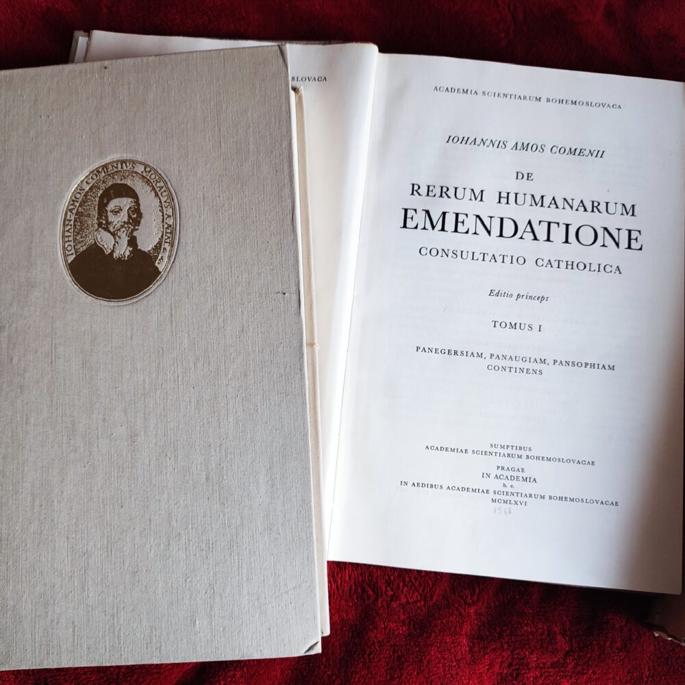 Comenius [Jan Amos Komeński], "De rerum humanarum emednatione consultatio catholica" (2 t.) [1964]