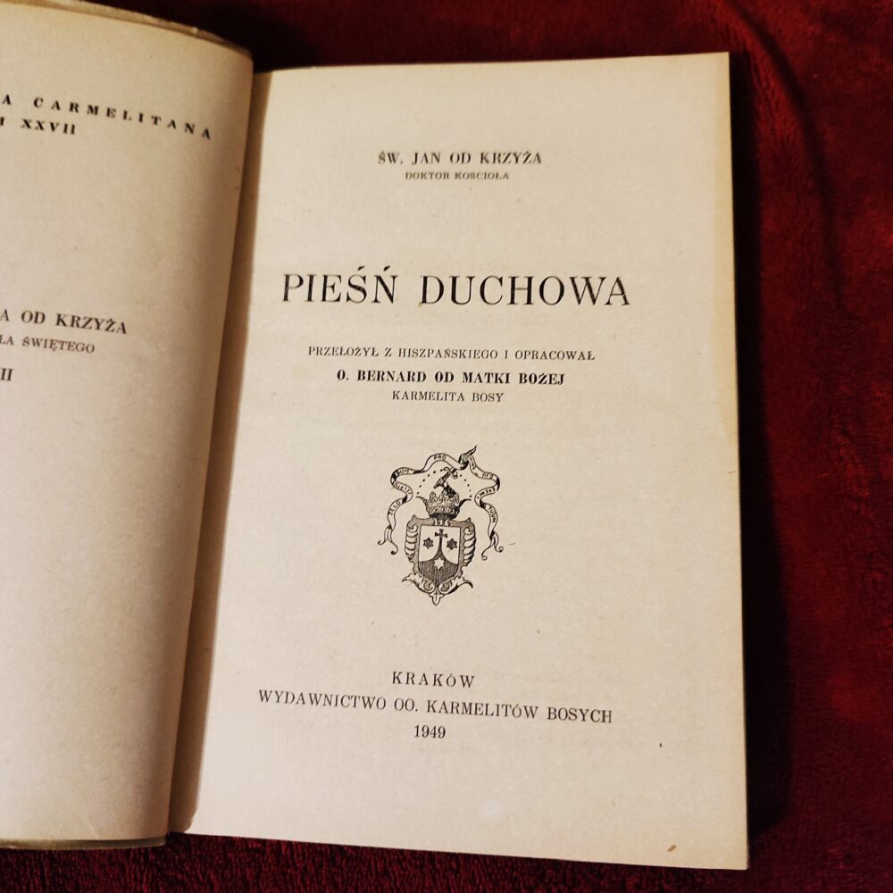 Św. Jan od Krzyża, "Pieśń duchowa" [1949]
