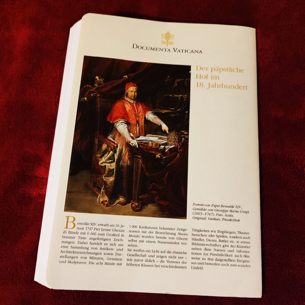 Dokumenty Watykanu (Documenta Vaticana): Dwór papieski w XVIII wieku.