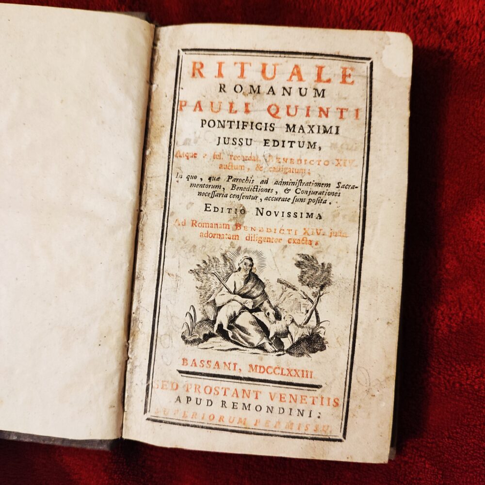 Rituale Romanum ("Rytuał Rzymski") [1773] [STARODRUK]