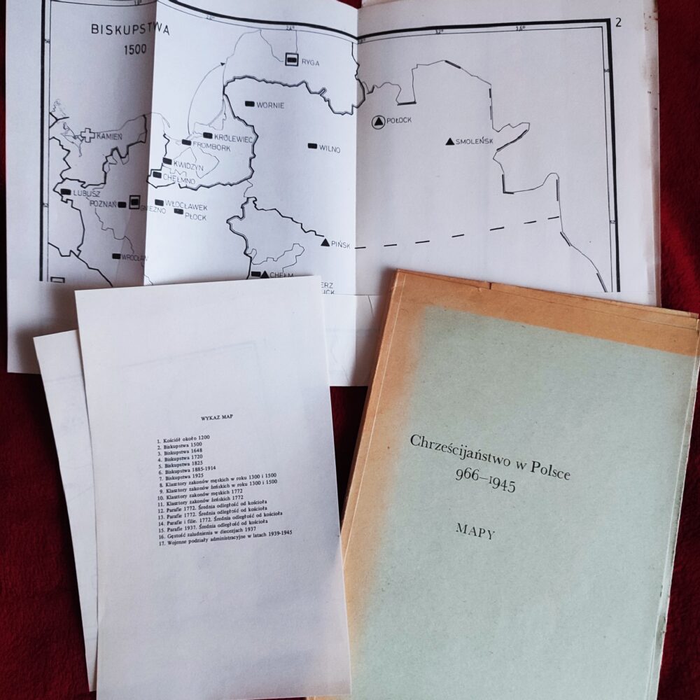 Chrześcijaństwo w Polsce 966-1945. Mapy
