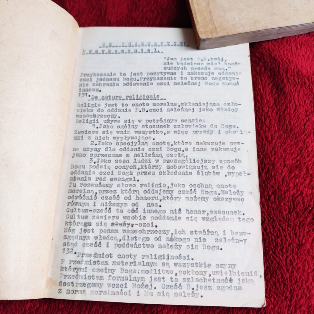 Skrypty do wykładów o Przykazaniach Bożych (De praeceptis Dei)