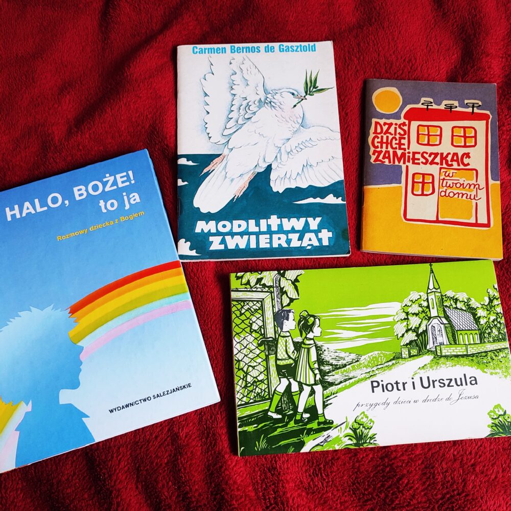 Zestaw 4 książek religijnych dla dzieci