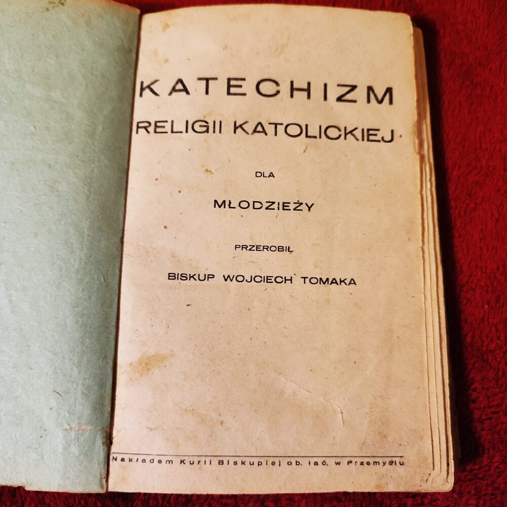 Bp Wojciech Tomaka, "Katechizm religii katolickiej" [1946]