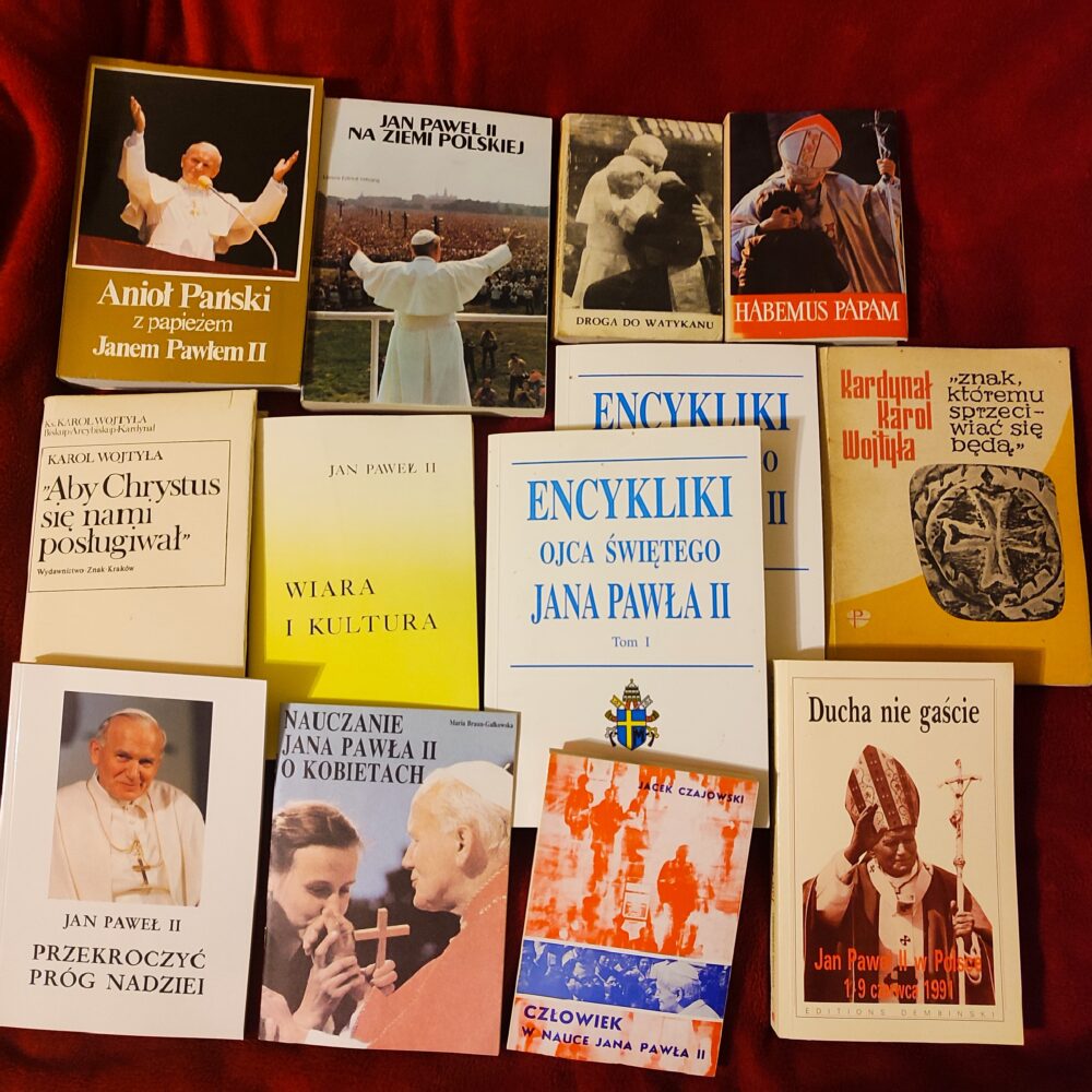 Duży zestaw książek "Karol Wojtyła / Jan Paweł II"