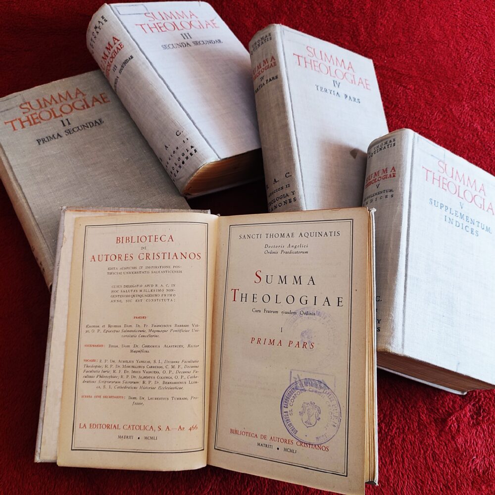 Sancti Thomae Aquinatis Doctoris Angelici Ordinis Praedicatorum Summa Theologiae (5 t.) [1951-1952]