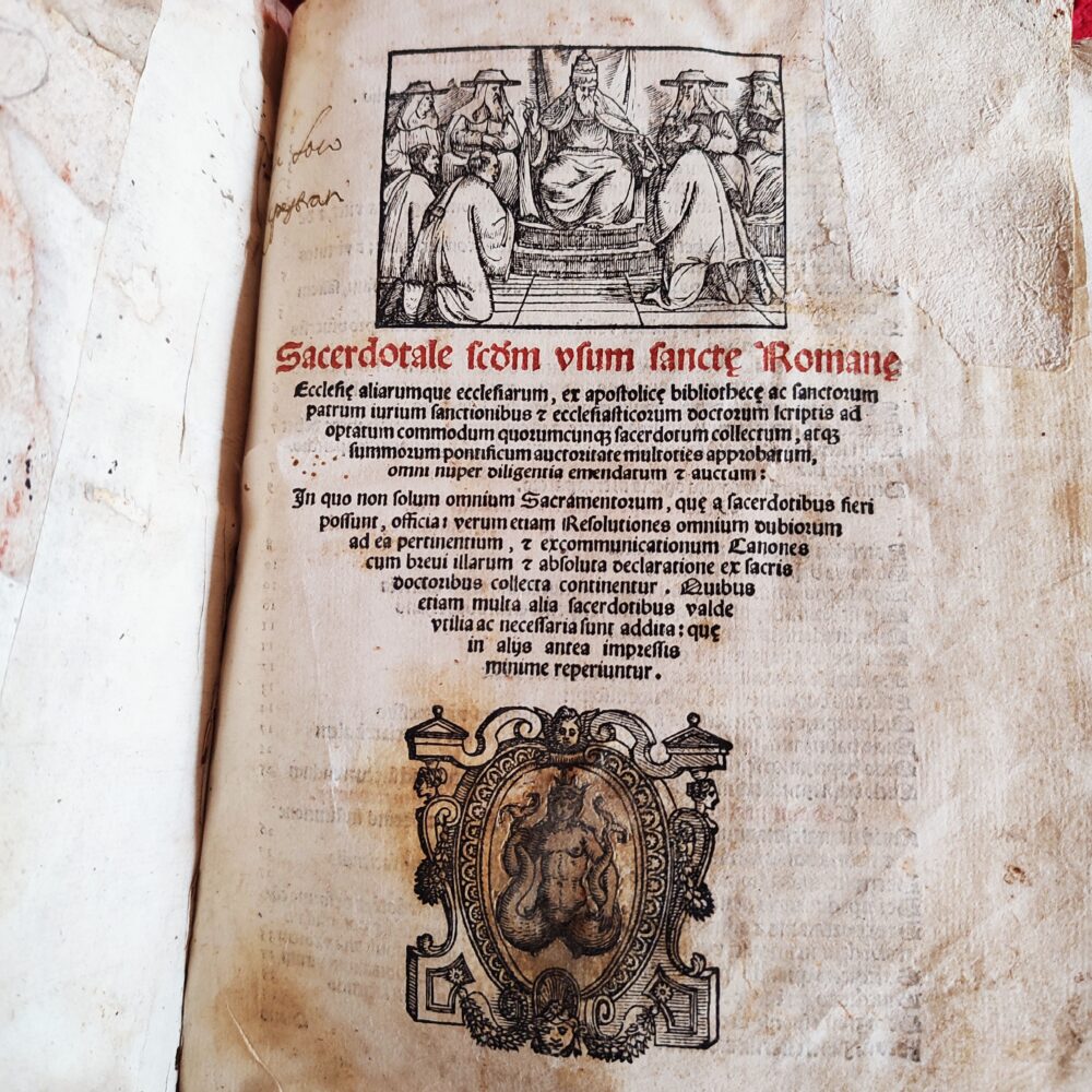 Sacerdotale secundum usum Sanctae Romanae Ecclesiae aliarumque ecclesiarum (...) [1569] [STARODRUK]