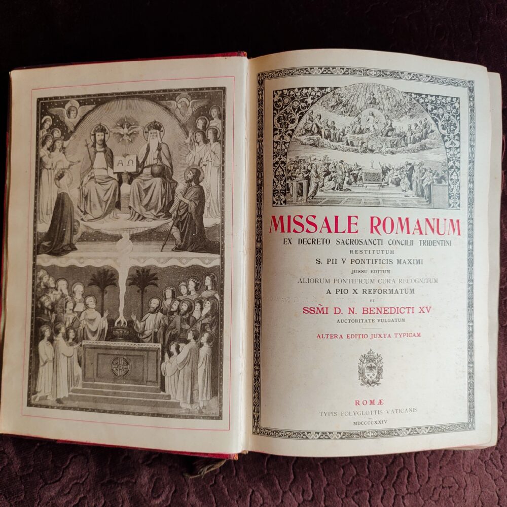 Missale Romanum (...) S. Pii V Pontificis Maximi (...) a Pio X reformatum et Ssmi D. N. Benedicti XV auctoritate vulgatum [1924]
