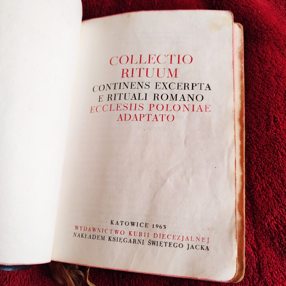 Collectio Rituum continens excerpta e Rituali Romano Ecclesiis Poloniae adaptato [1963] (2)