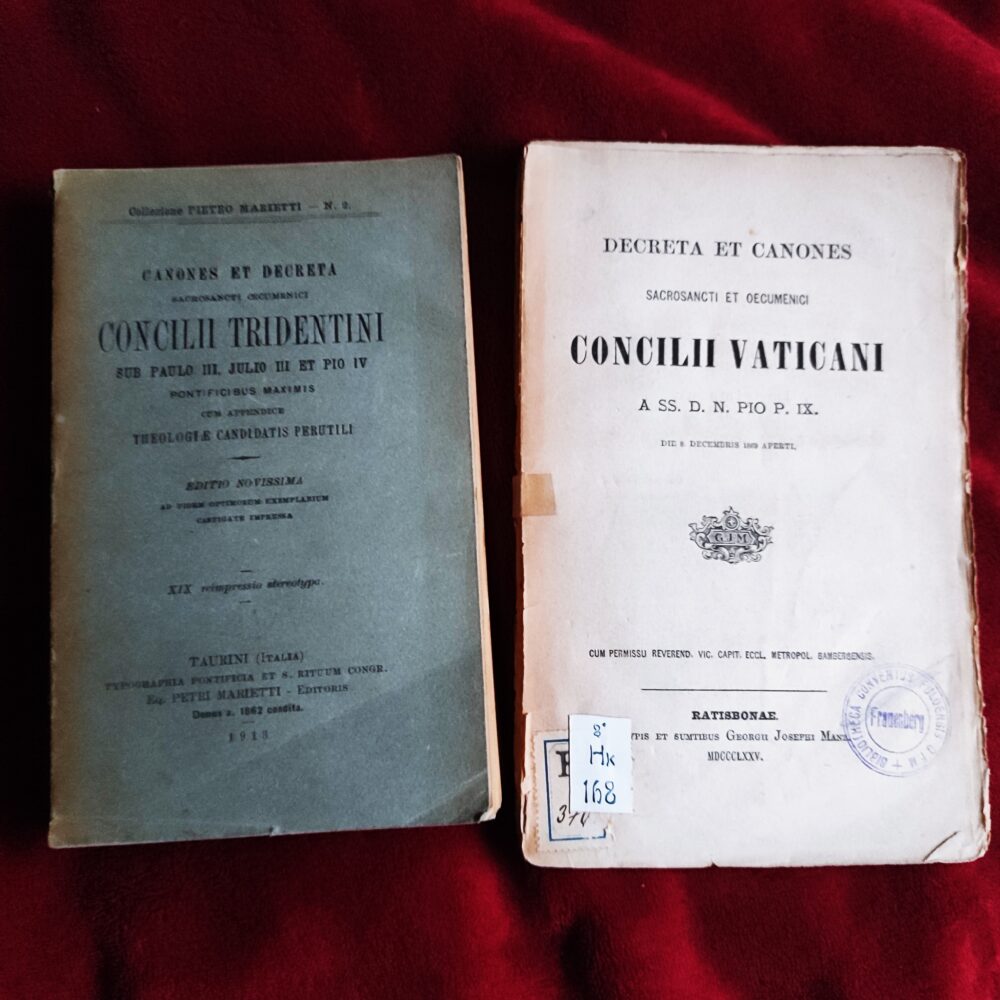 Canones et decreta Sacrosancti Oecumenici Concilii Tridentini [1913] + Decreta et canones Sacrosancti et Oecumenici Concilii Vaticani [1875]