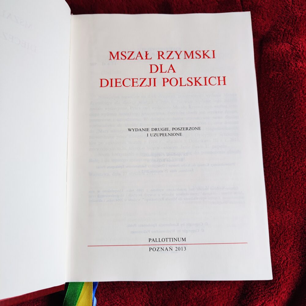 Mszał Rzymski dla diecezji polskich [2013]