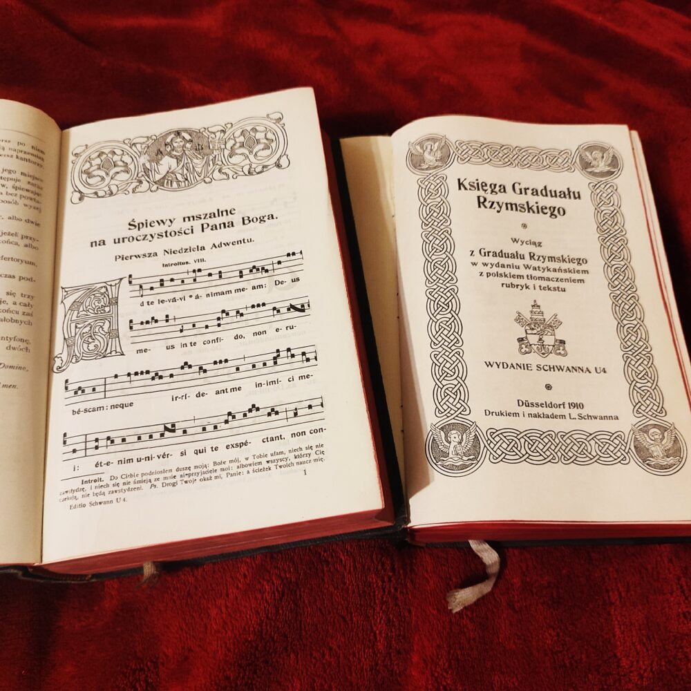 Księga Graduału Rzymskiego. Wyciąg z Graduału Rzymskiego w wydaniu Watykańskiem z Polskiem tłomaczeniem rubryk i tekstu [1910] (2)