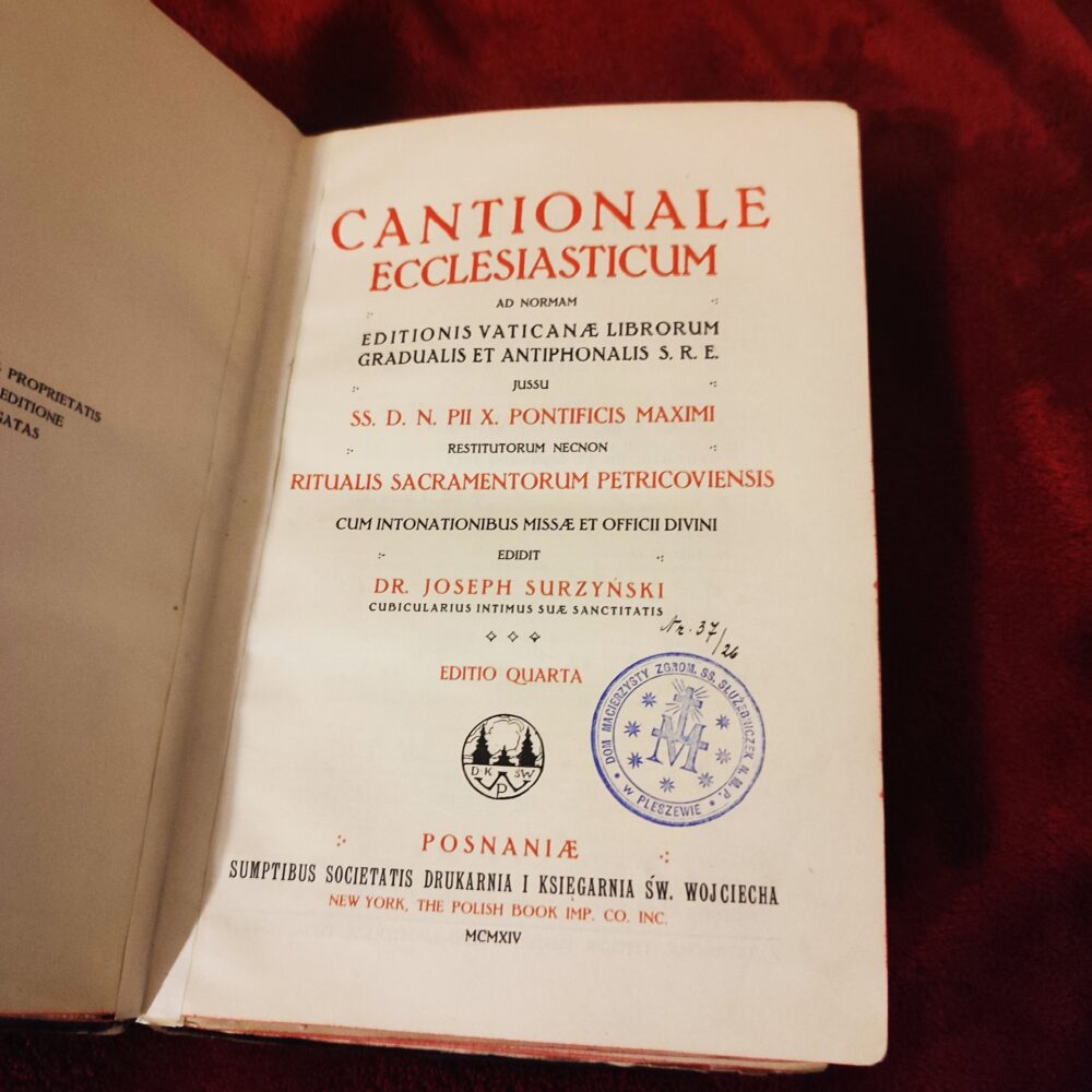 "Cantionale Ecclesiasticum" (edycja poznańska) [1914] (2)