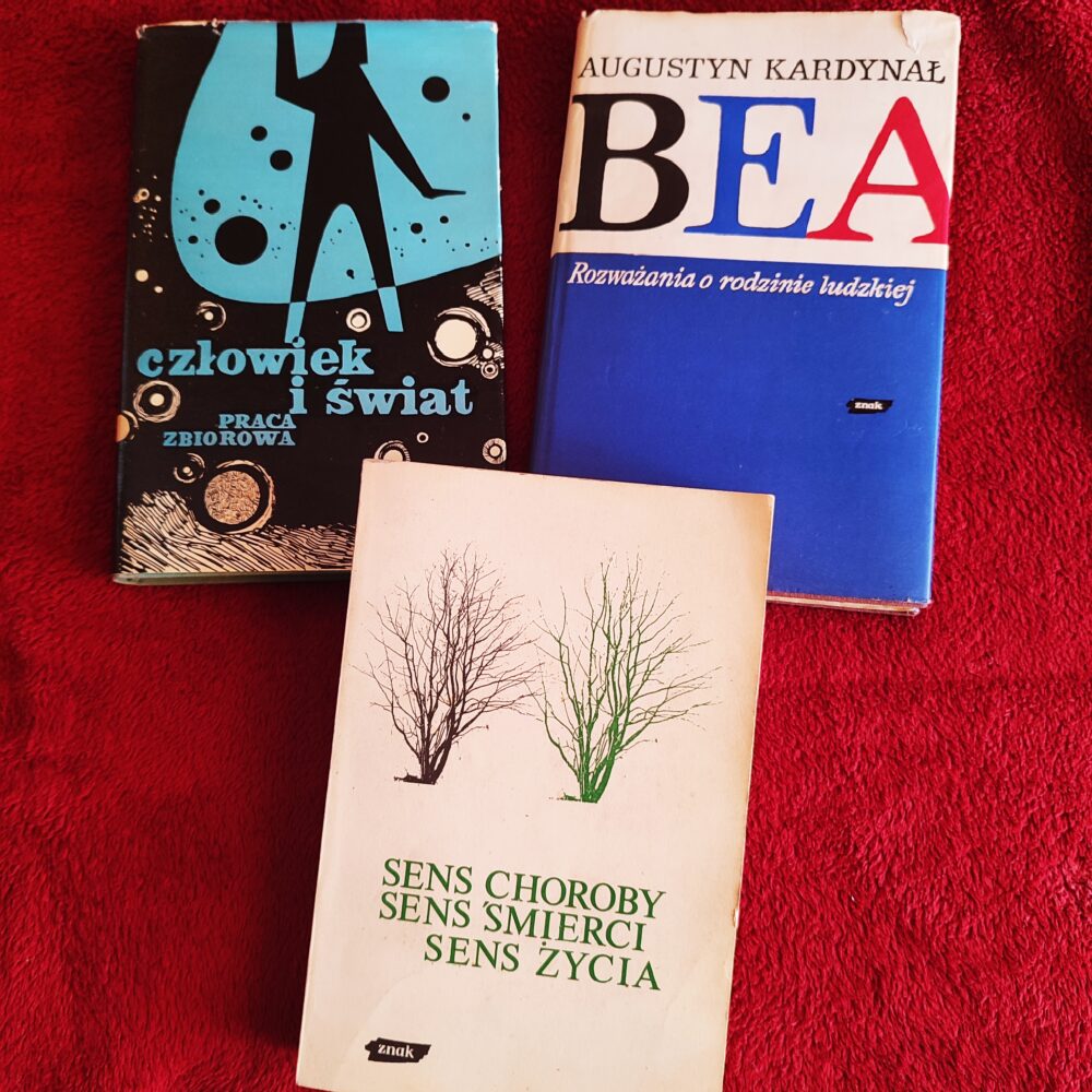 Zestaw książek teologicznych o człowieku