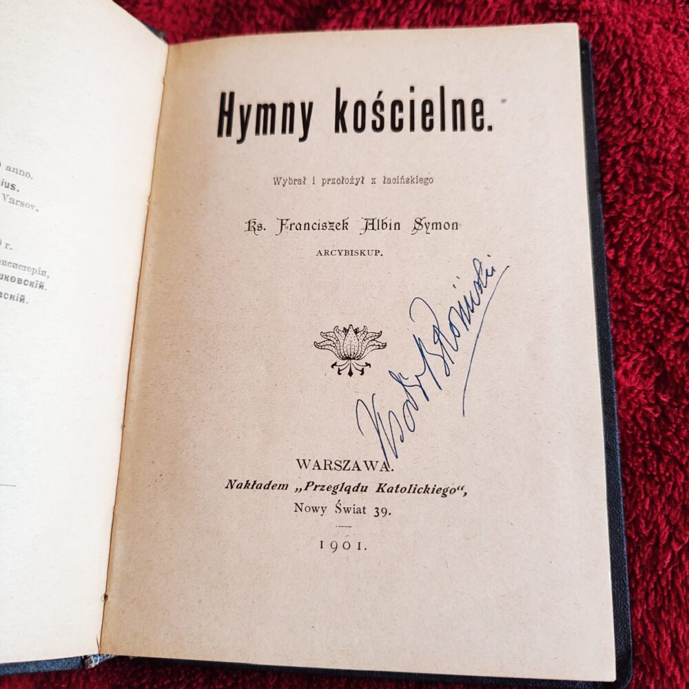 Ks. abp Franciszek Albin Symon, "Hymny kościelne" [1901] (2)