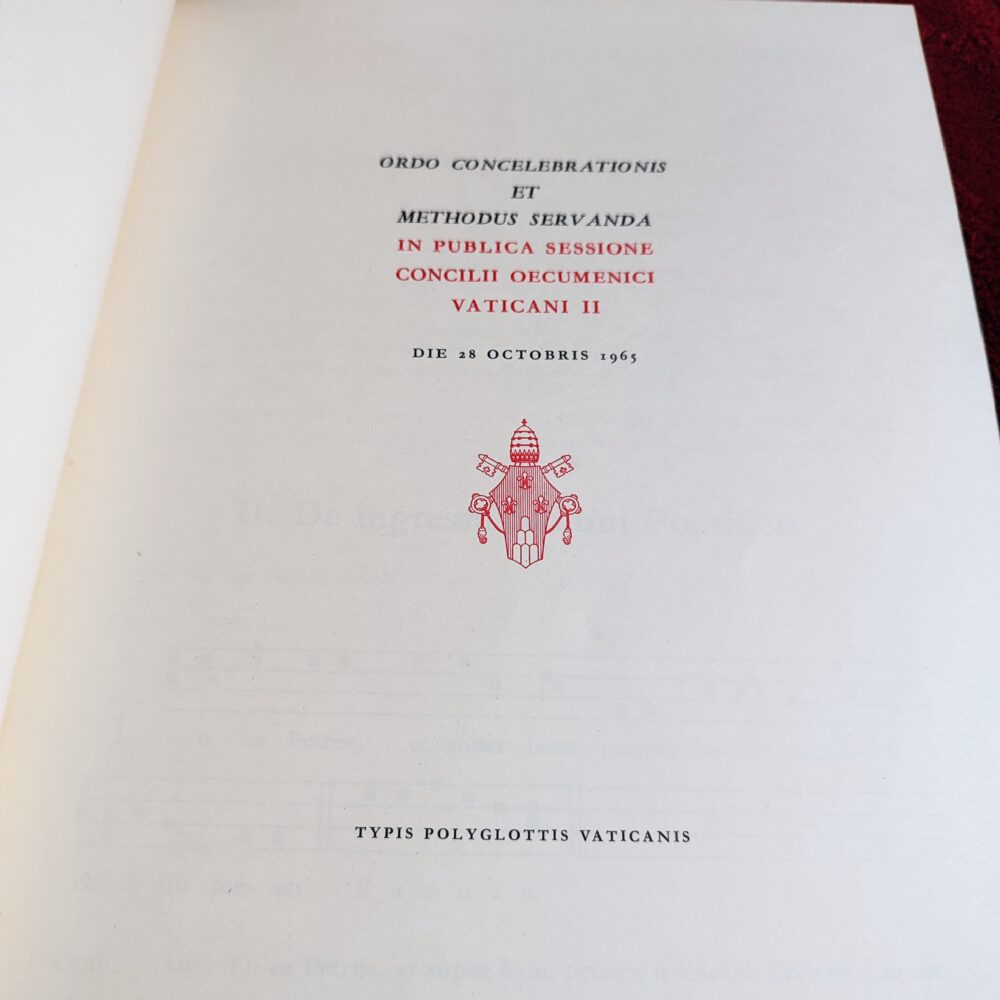Ordo concelebrationis et methodus servanda in publica sessione Concilii Oecumenici Vaticani II die 28 octobris 1965