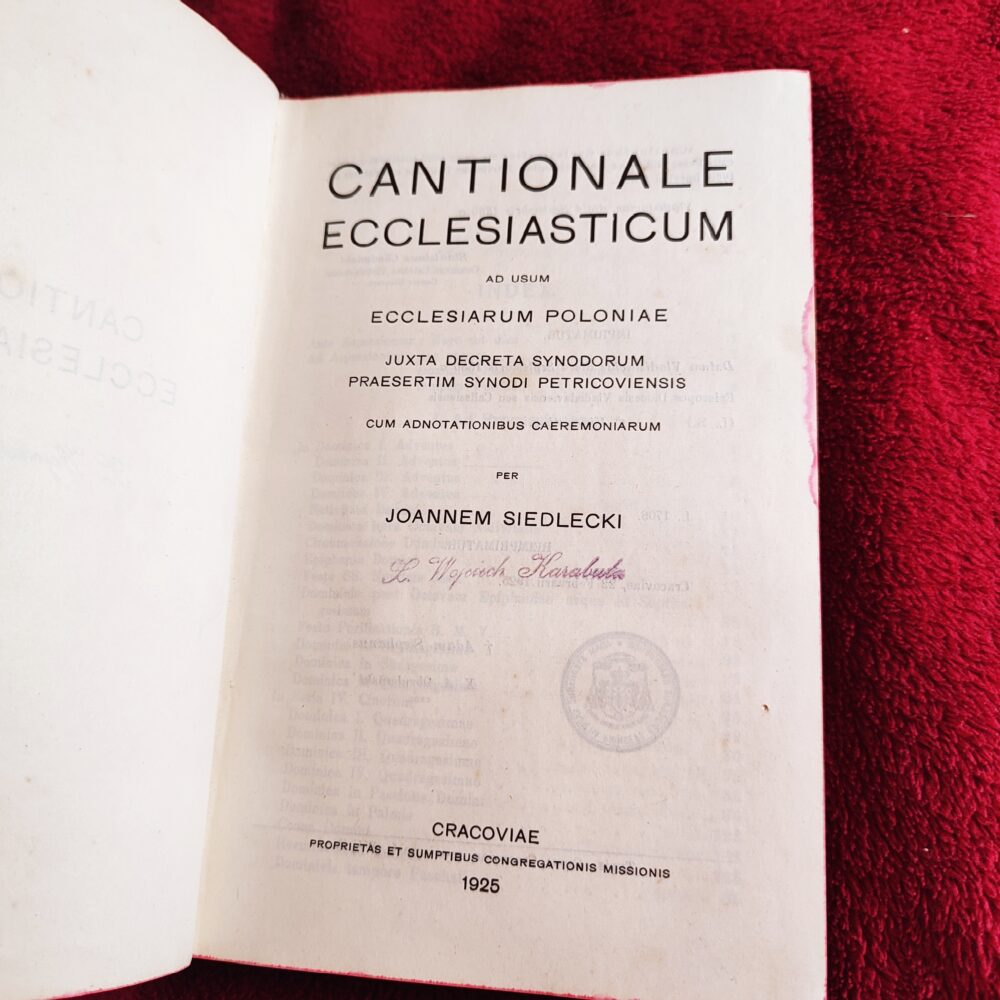 Cantionale Ecclesiasticum ad usum ecclesiarum Poloniae [1925] (3)