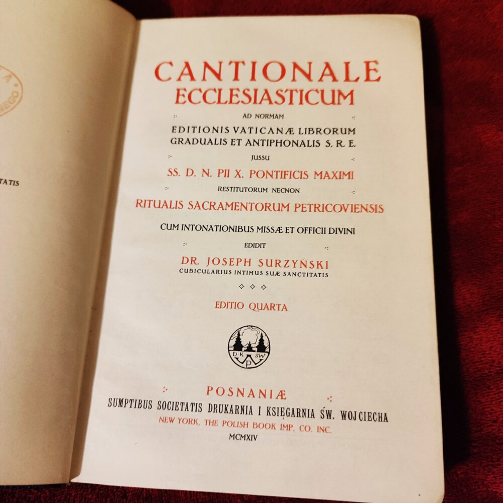 "Cantionale Ecclesiasticum" (edycja poznańska) [1914] (3)