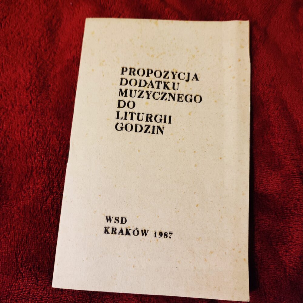 Propozycja dodatku muzycznego do Liturgii Godzin [1987]